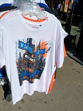 Galaxy White Tee New York Knicks Champions Graphic (White Only) 34th St & 7th Av